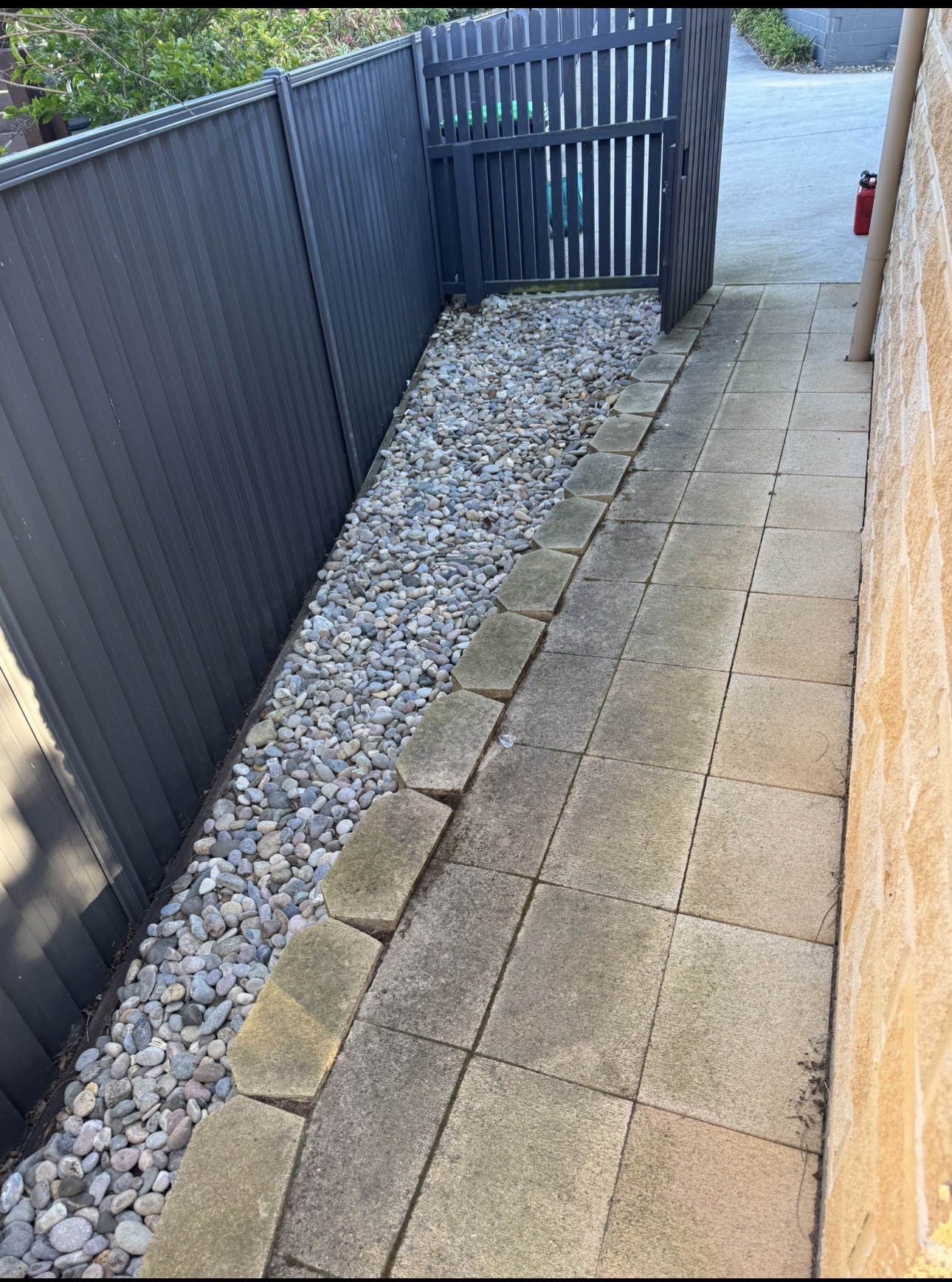 Paver Path Clean before — Launceston